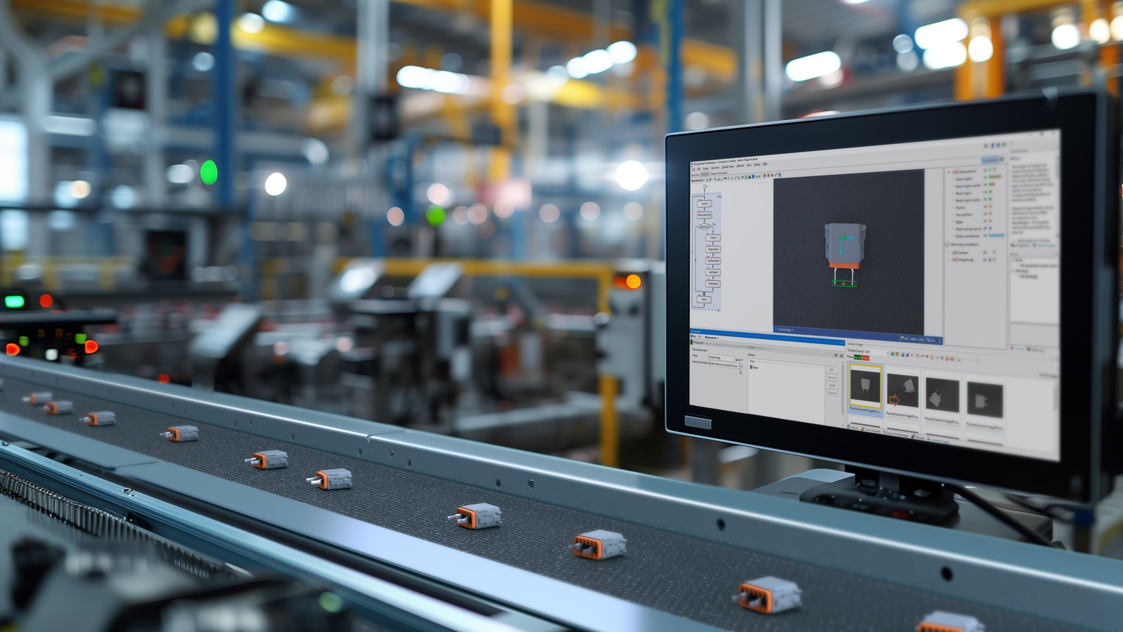 A 3D machine vision system utilizes 3D vision technology in the manufacturing process.